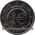 2 euromunt nederland 2009 EMU 10 Jaar_4